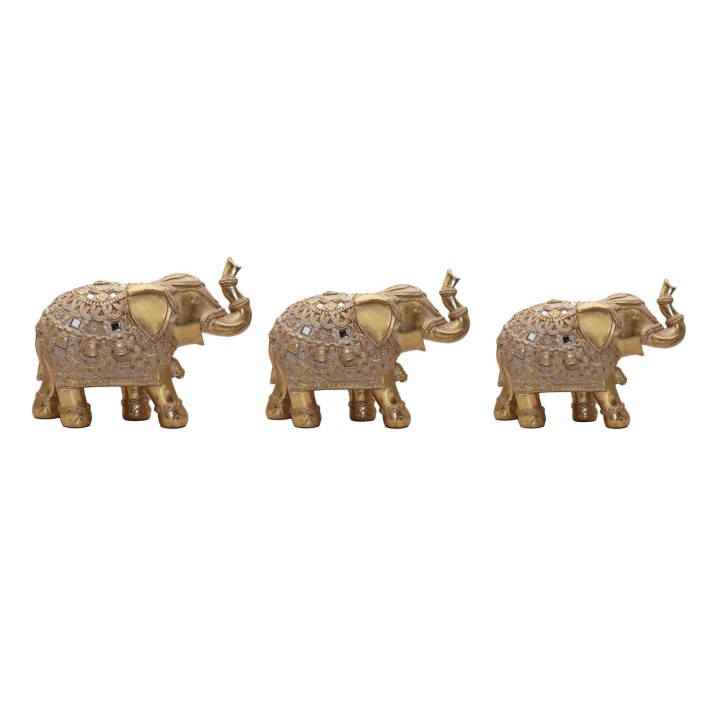 Elefante Dorado x 3