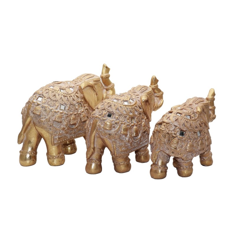Elefante Dorado x 3