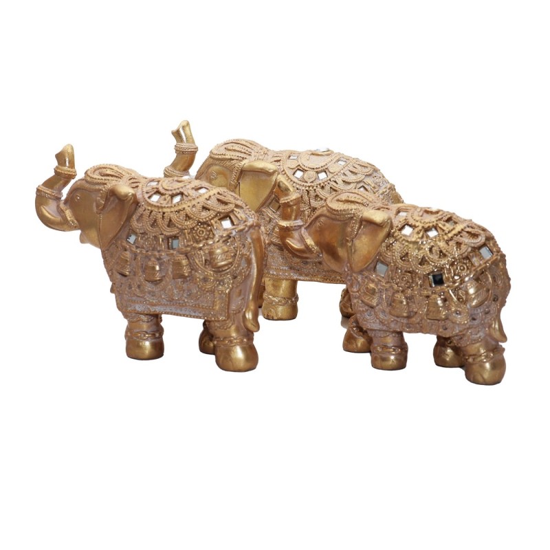 Elefante Dorado x 3