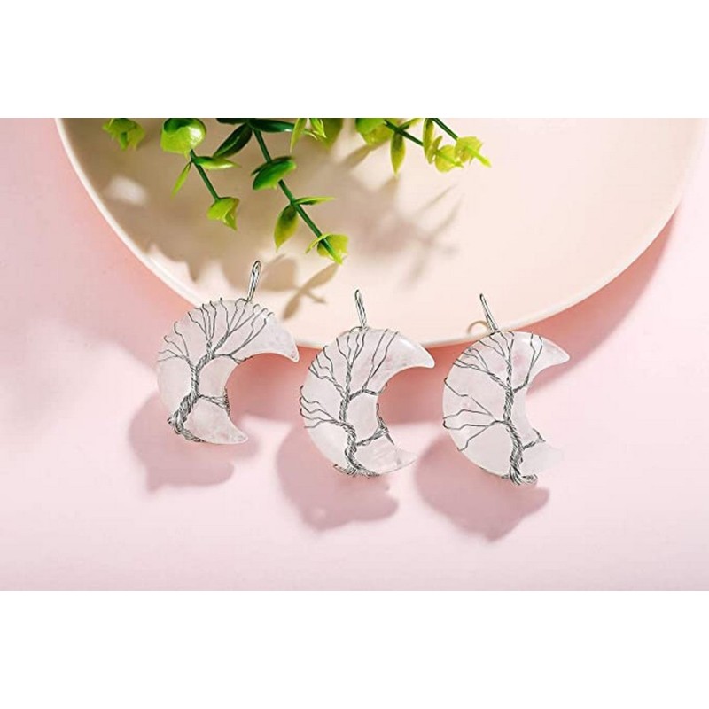 Collar Luna Cuarzo Cristal