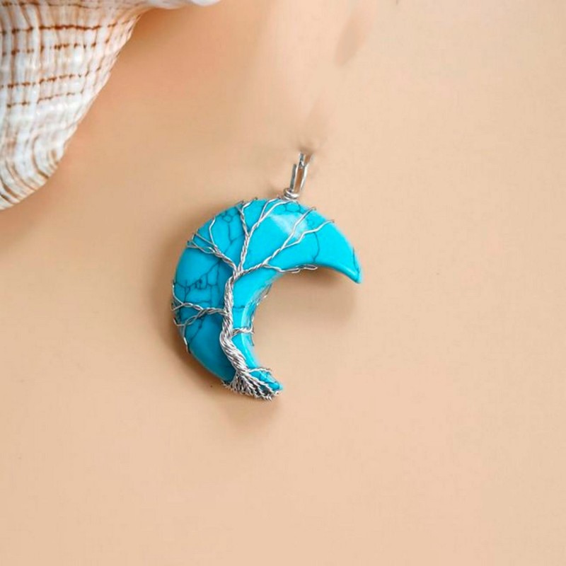 Collar Luna Turquesa