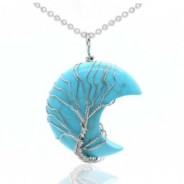 Collar Luna Turquesa
