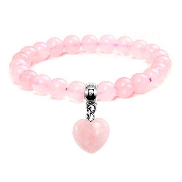 Pulsera Corazón Rosa