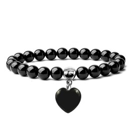 Pulsera Corazón Onix