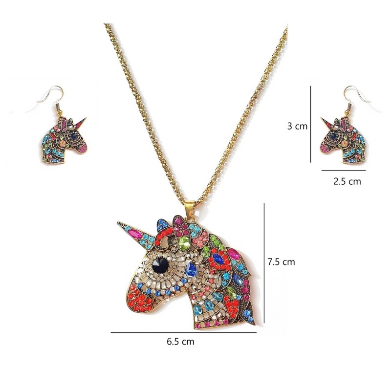 Juego De Joyas Unicornio