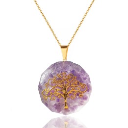 Collar Árbol Amatista