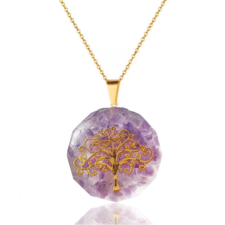 Collar Árbol Amatista