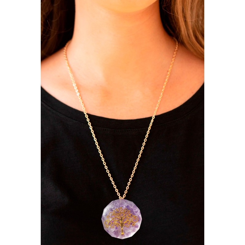 Collar Árbol Amatista