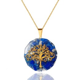 Collar Árbol Lapislazuli