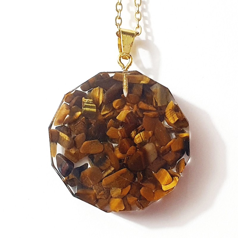 Collar Árbol Ojo tigre