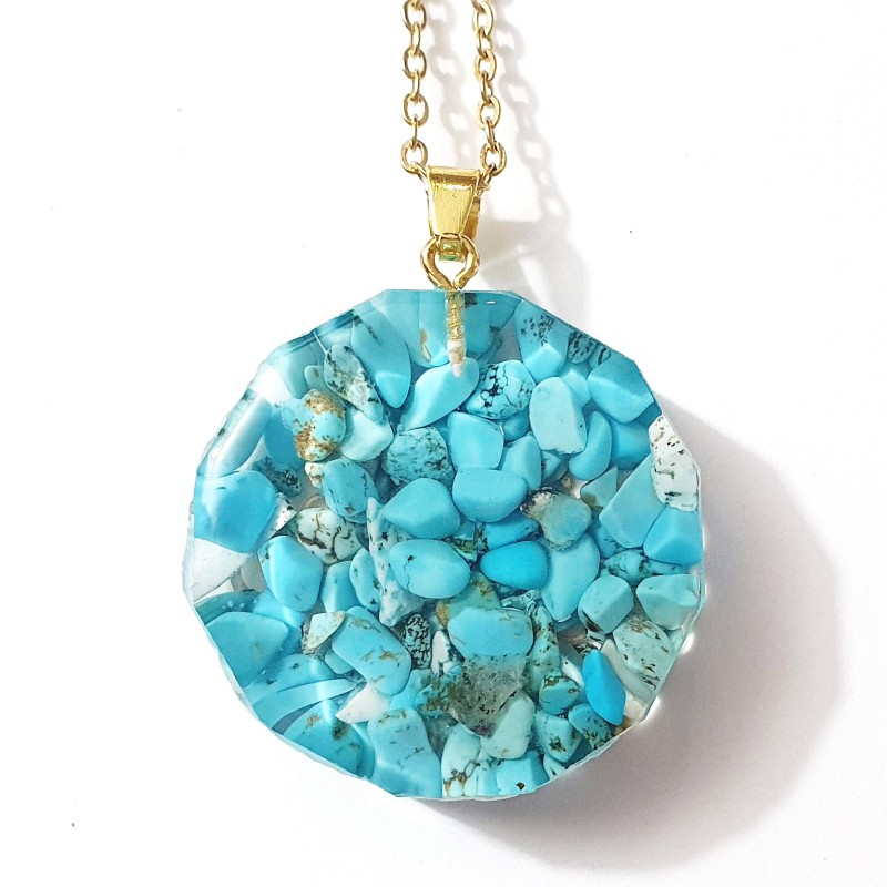 Collar Árbol Turquesa
