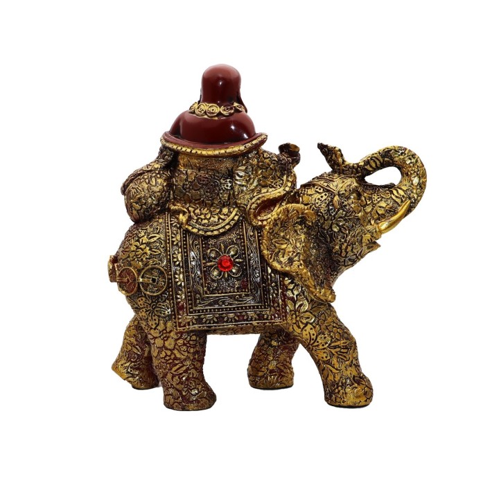 Buda Elefante Dorado