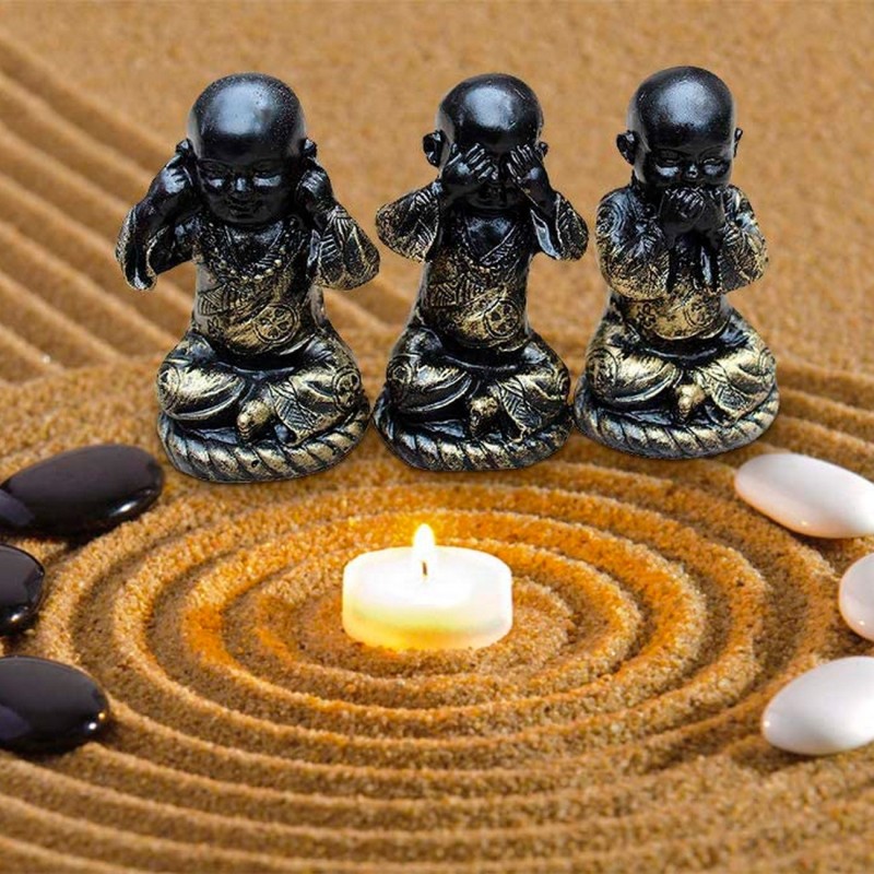 Jardín Zen 3 Budas