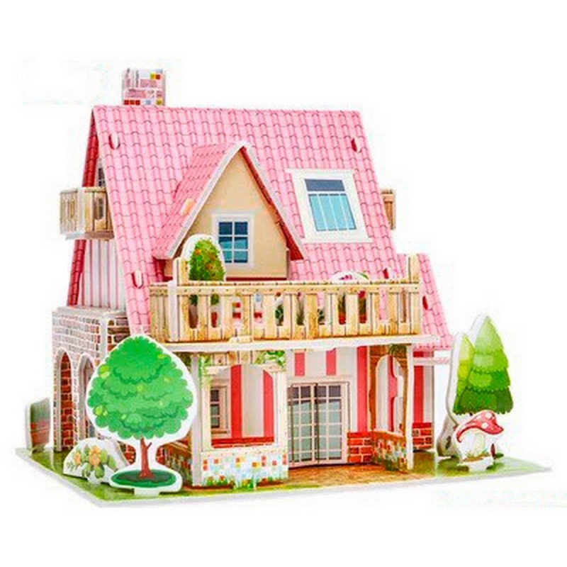 Rompecabezas Casa 3D