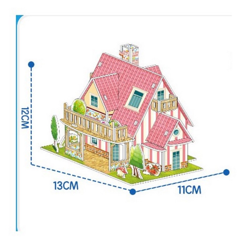 Rompecabezas Casa 3D