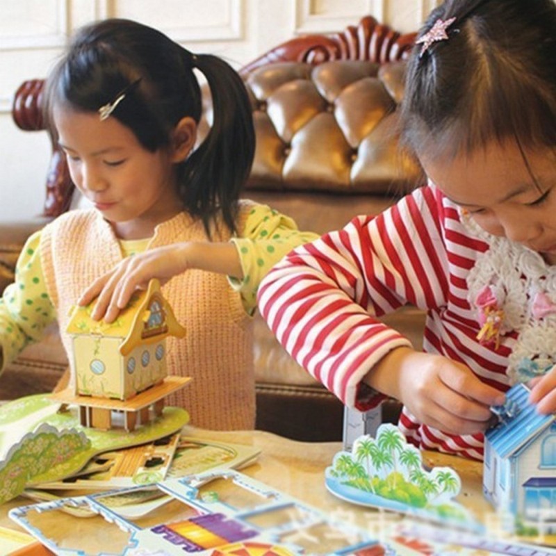 Rompecabezas Casa 3D