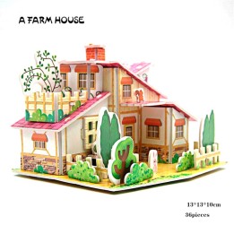 Rompecabezas Casa 3D