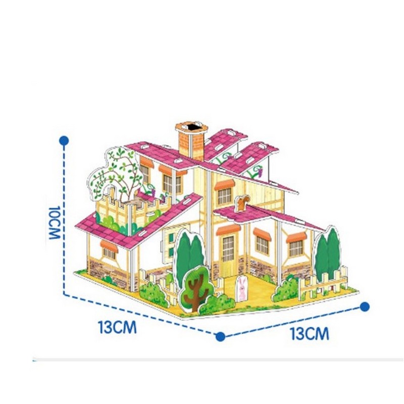 Rompecabezas Casa 3D