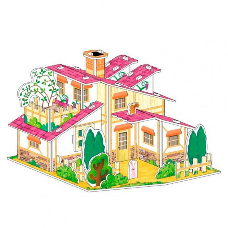 Rompecabezas Casa 3D