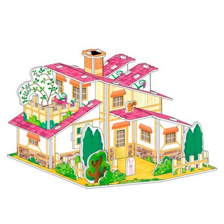 Rompecabezas Casa 3D