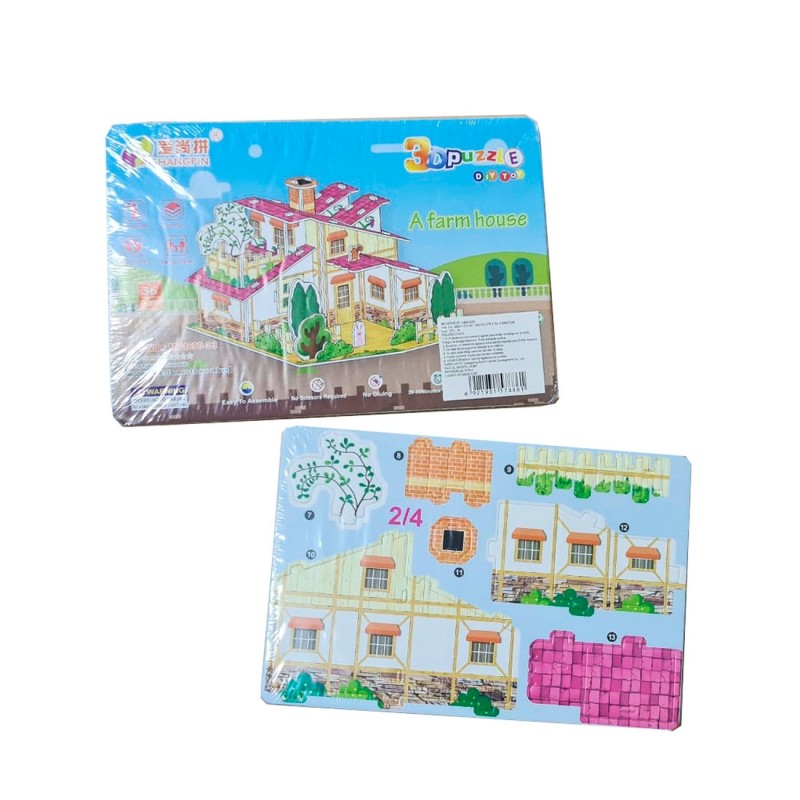 Rompecabezas Casa 3D
