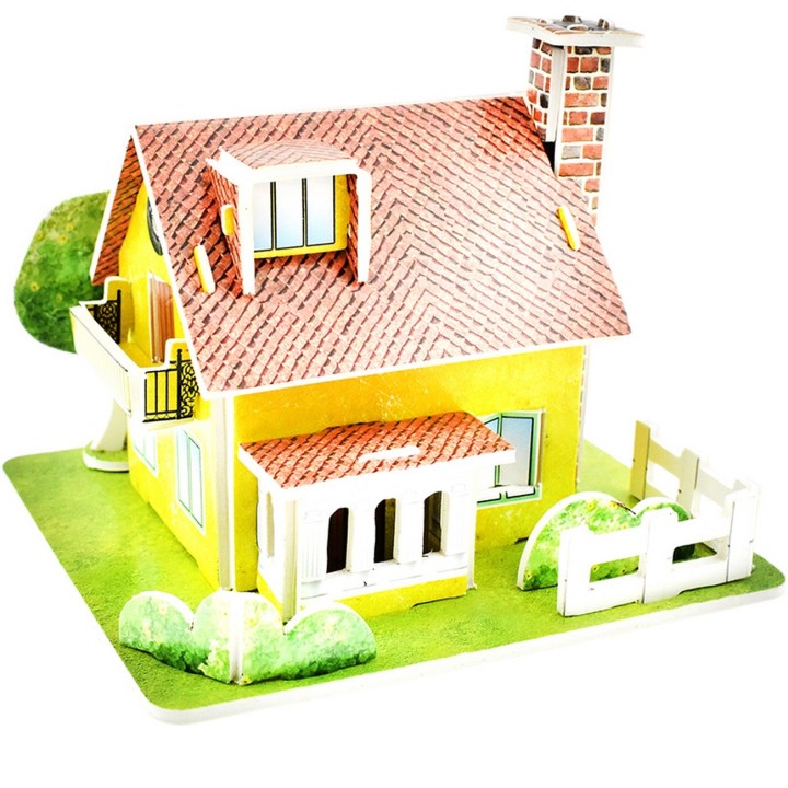 Rompecabezas Casa 3D