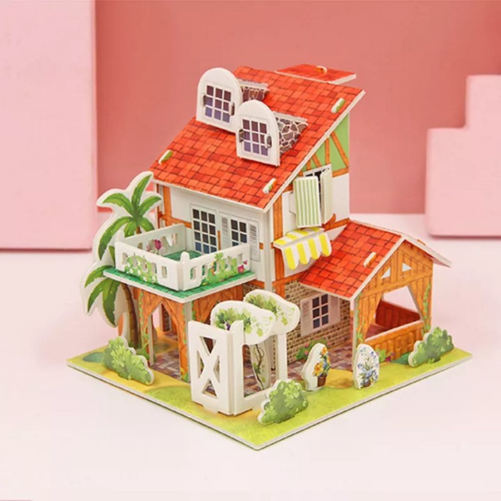 Rompecabezas Casa 3D