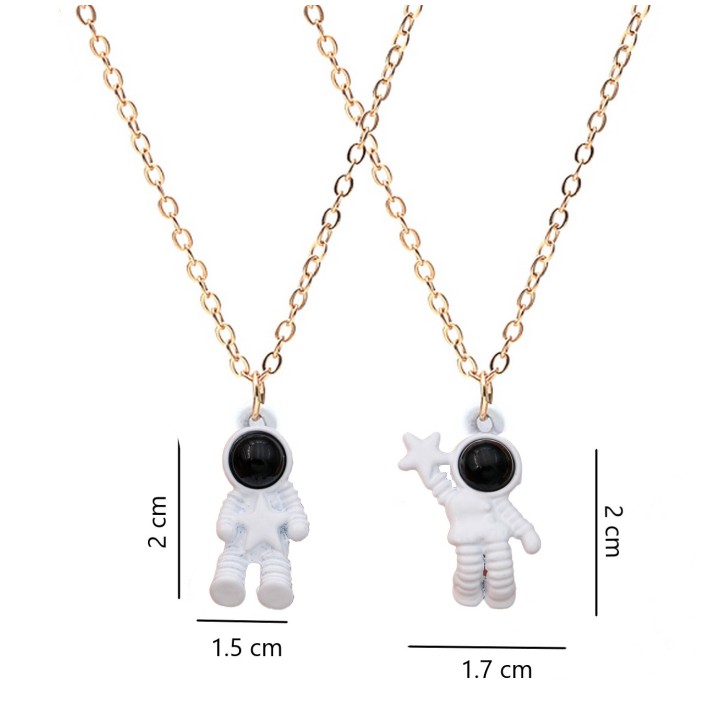 Collar Pareja Astronauta