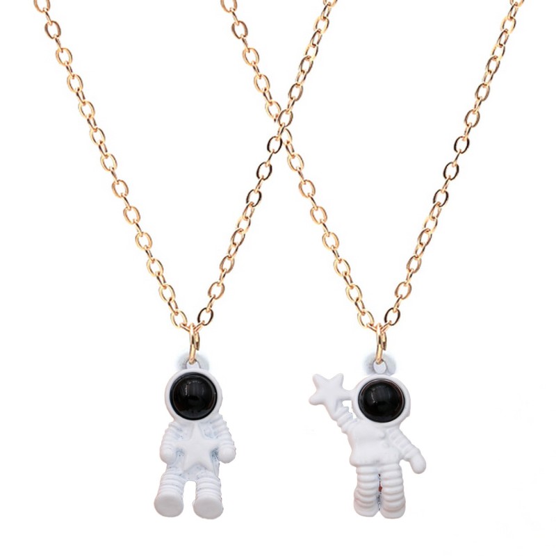 Collar Pareja Astronauta