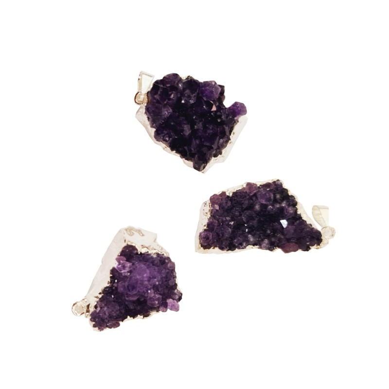 Collar Drusa Amatista