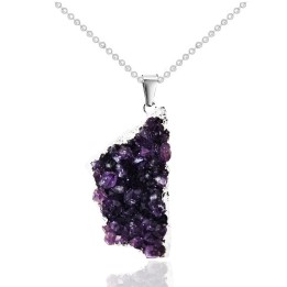 Collar Drusa Amatista