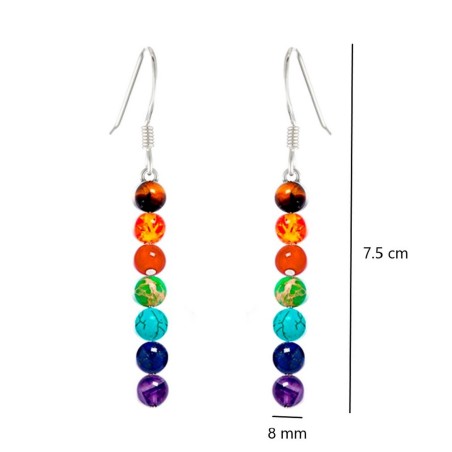 Aretes 7 Chakras