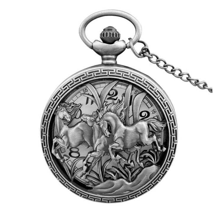 Reloj Bolsillo Caballos