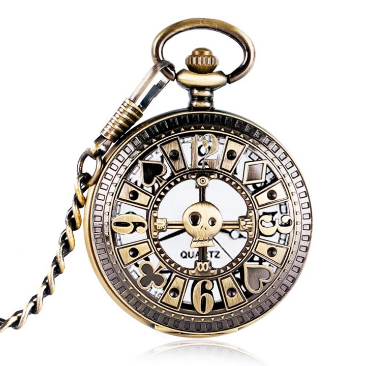 Reloj Bolsillo Calavera
