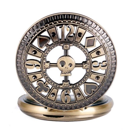 Reloj Bolsillo Calavera