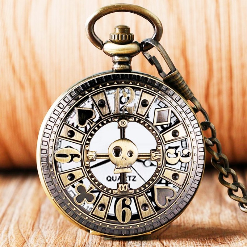 Reloj Bolsillo Calavera