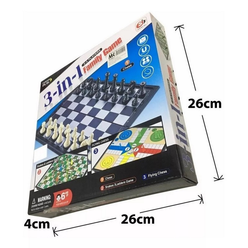 Ajedrez 3 en 1