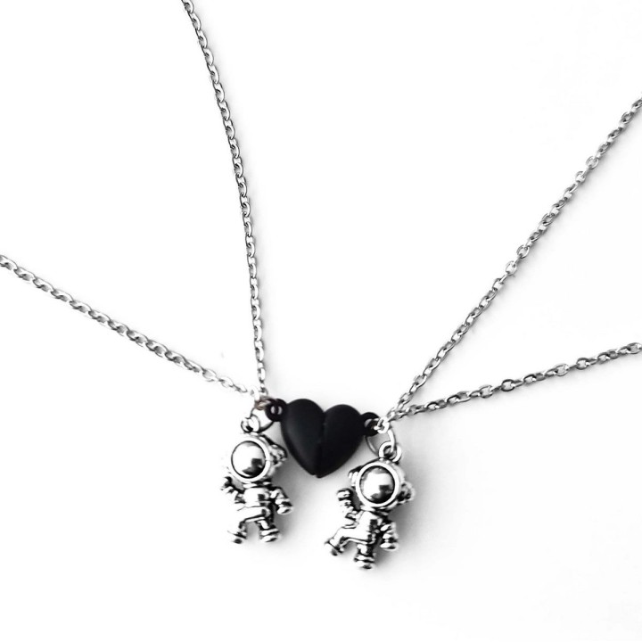 Collar Pareja Astronauta