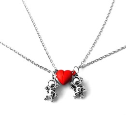 Collar Pareja Astronauta