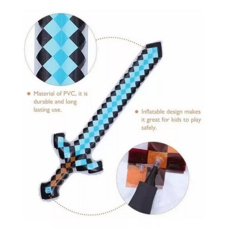 Espada Minecraft Inflable