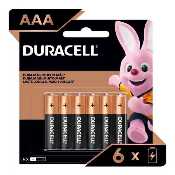 Bateria Duracell x6