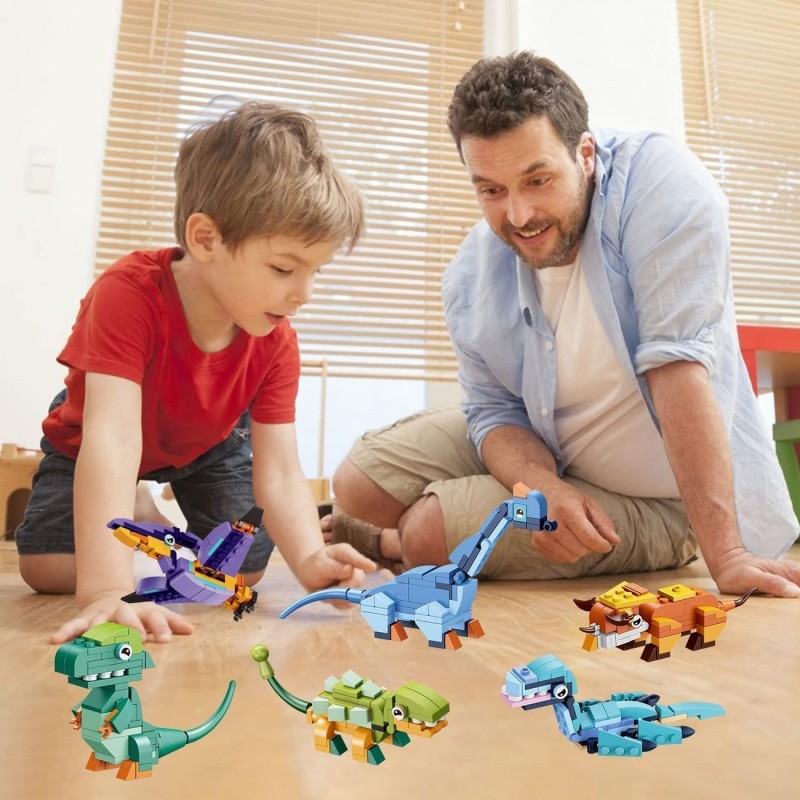 Dinosaurio Armable X6PCS