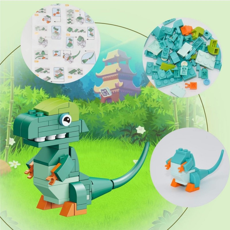 Dinosaurio Armable X6PCS