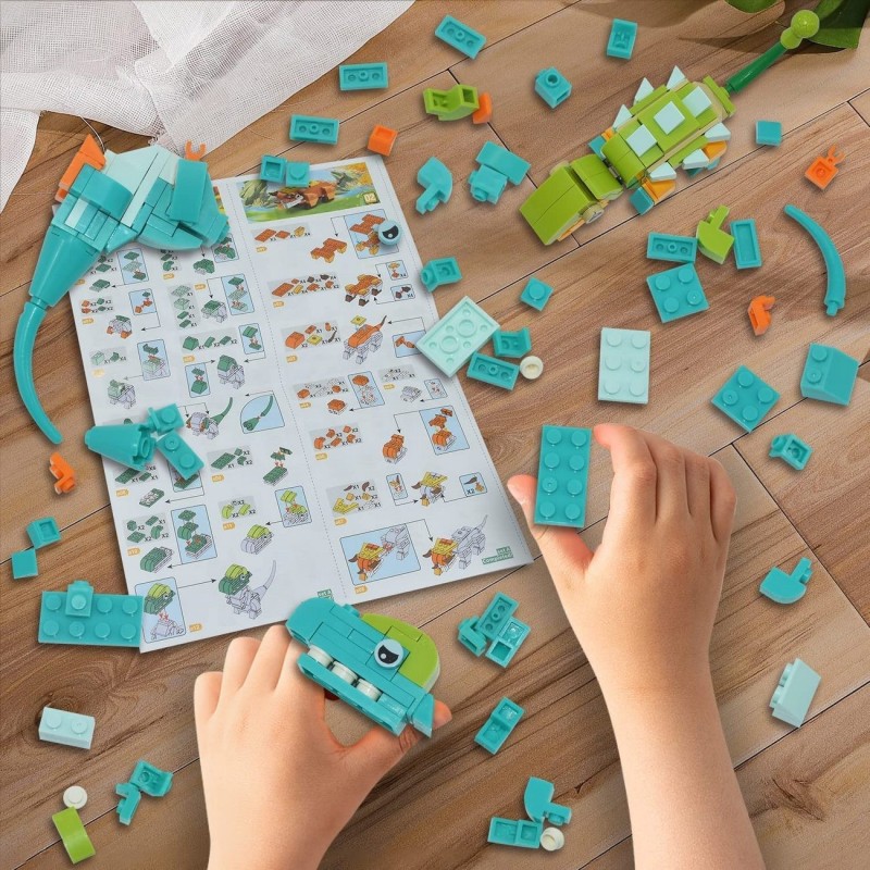 Dinosaurio Armable X6PCS