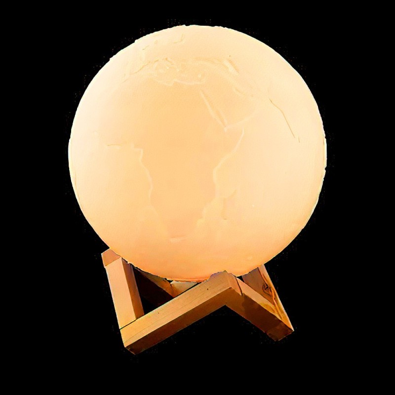 Lampara Planeta Tierra 3D