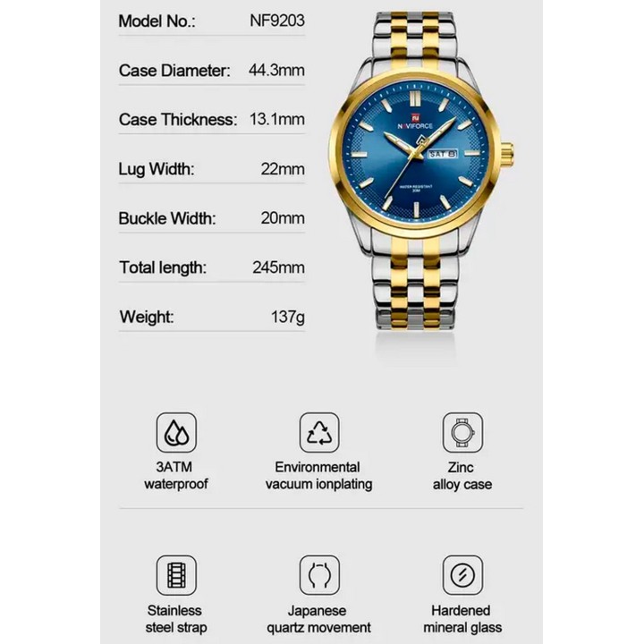 Reloj Naviforce Nf9203