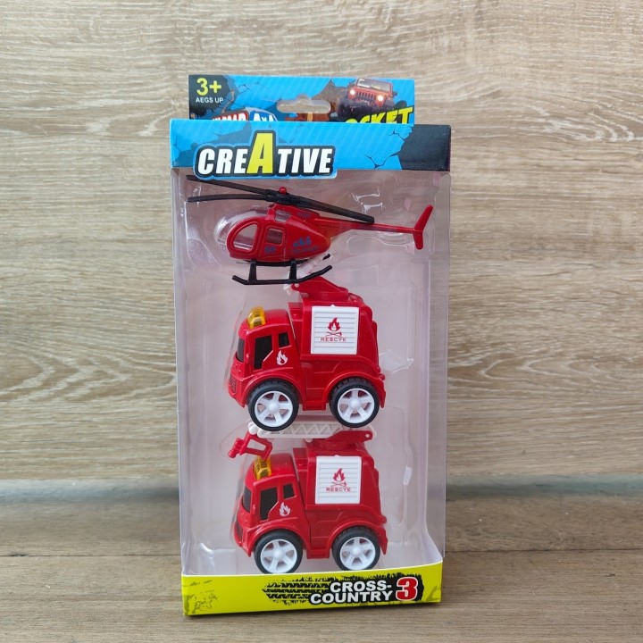 Carros Helicoptero X 3 Pcs