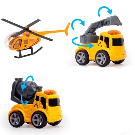 Carros Helicoptero x3 Pcs