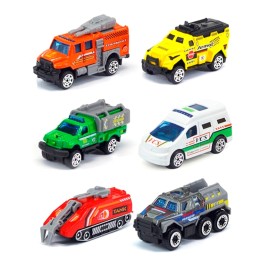 Colección Carros 6 Pcs