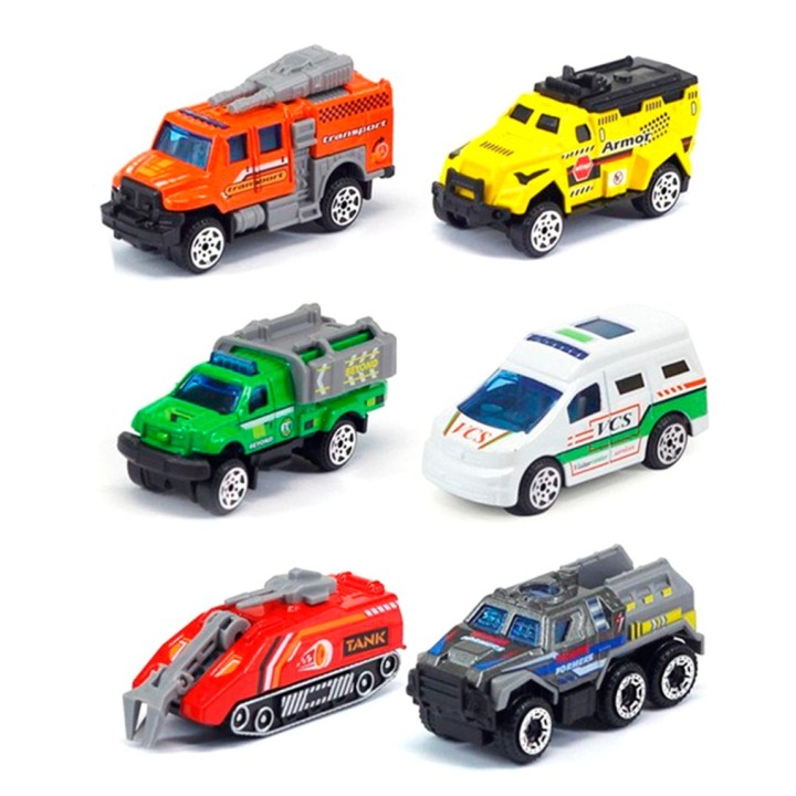 Colección Carros 6 Pcs